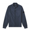 CP Company - Gabardine Arm Lens Zip Overshirt in Navy