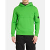 CP Company - Diagonal Raised Fleece Hoodie Lens in Green