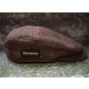 Terraces - “GARRISON” Tweed Flat Cap (Brown)