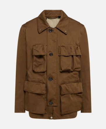 Ten C - Multipocket Jacket in Coffee