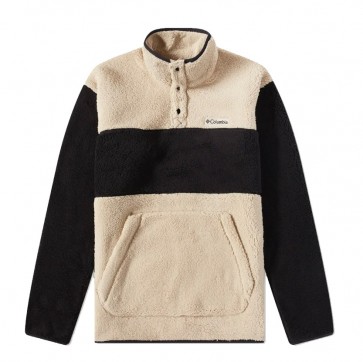 Columbia - Rugged Ridge Sherpa Half Snap Fleece (Beige/Black)