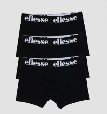 Ellesse - Hali 3 Pack Trunks in Black