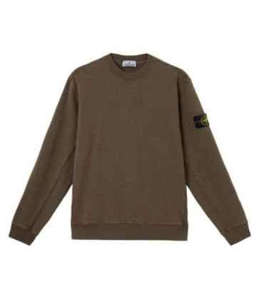 Stone Island - Crew Neck Sweatshirt in Military Green