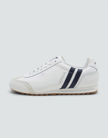 Patrick - Liverpool Trainer (White/Navy)