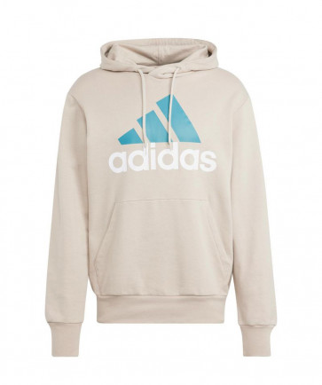 Adidas - Essentials  Big Logo Hoodie in Beige