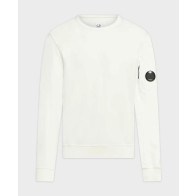 CP Company - Crew Neck Sweatshirt in White