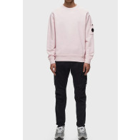 CP Company - Crew Neck Sweatshirt in Light Pink