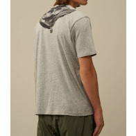 CP Company - 30/1 Jersey Back Goggle T-Shirt in Marl Grey