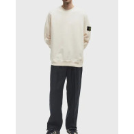 Stone Island - Crew Neck Sweatshirt in Ivory
