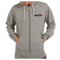 Ellesse - Briero Zip Sweatshirt in Marl Grey