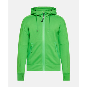 CP Company - Diagonal Raised Fleece Goggle Hoodie in Green