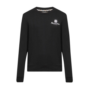 Aquascutum - Crew Neck Sweatshirt in Black