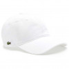 Lacoste - Twill Cotton Cap in White