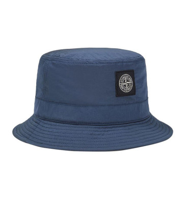 Stone Island - Logo Patch Bucket Hat in Marine Blue