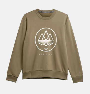 Adidas Spzl - Modtrefoil Crew Sweatshirt (Olive Strata)