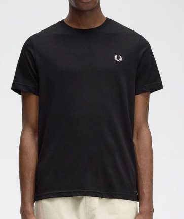 Fred Perry - Crew Neck T-Shirt in Black