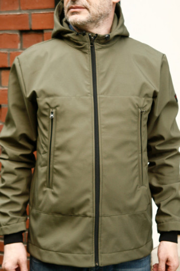 Mathori London - Softshell Jacket in Olive Green
