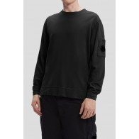 CP Company - Side Zip Sweatshirt in Black