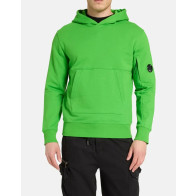 CP Company - Diagonal Raised Fleece Hoodie Lens in Green
