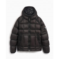CP Company - D.D. Shell Hooded Down Jacket in Black