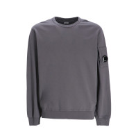 CP Company - Light Fleece Crewneck Lens Sweatshirt in Smoked Pearl