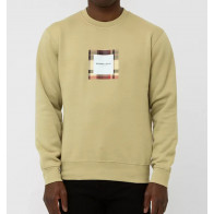 Marshall Artist - Carter Check Box Crew Sweatshirt (Sandstone)
