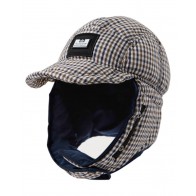 Weekend Offender - Zabit Check Peaked Trapper Hat (House Check)