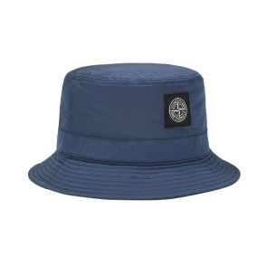 Stone Island - Logo Patch Bucket Hat in Marine Blue