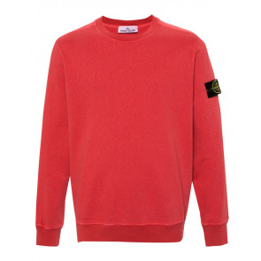Stone Island - ‘OLD’ Treatment Sweatshirt in Red (801566060)