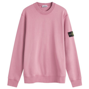 Stone Island - Crew Sweatshirt in Rose Quartz