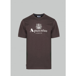 Aquascutum - Active Big Logo T-Shirt (Brown)