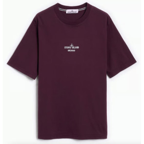 Stone Island - Archivio T-Shirt in Amaranth