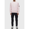 CP Company - Crew Neck Sweatshirt in Light Pink