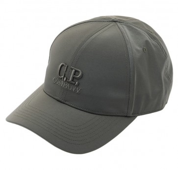 CP Company - Chrome-R Logo Cap in Grey