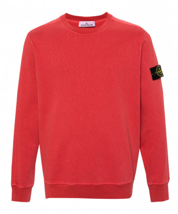 Stone Island - ‘OLD’ Treatment Sweatshirt in Red (801566060)