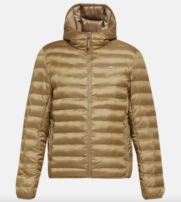 Lacoste - Quilted Puffed Jacket in Tan