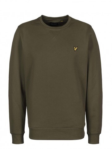 Lyle and Scott - Crew Neck Sweatshirt in Dark Sage