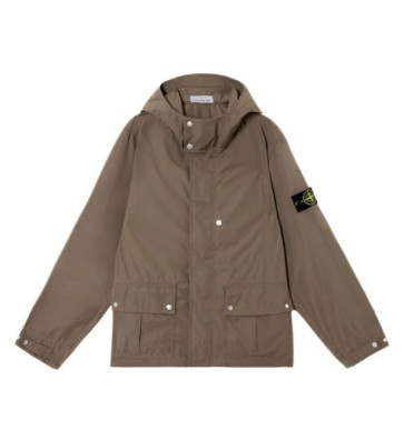Stone Island - Micro Twill Jacket in Olive Green