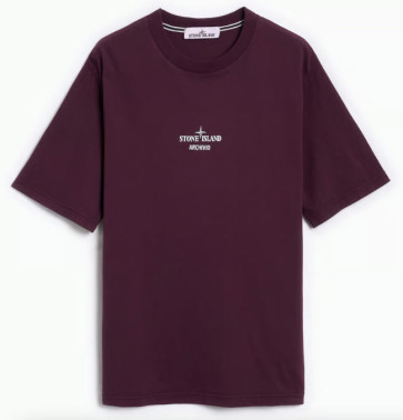 Stone Island - Archivio T-Shirt in Amaranth