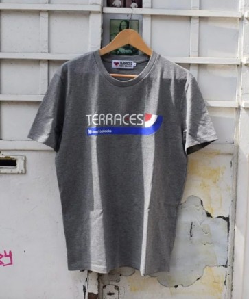 Terraces - ''Stripes'' T-Shirt in Grey