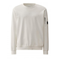 CP Company - Light Fleece Sweatshirt in White