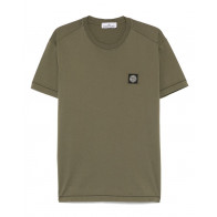 Stone Island - Logo Patch T-Shirt in Military Green