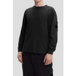 CP Company - Side Zip Sweatshirt in Black