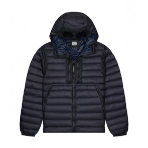 CP Company - D.D. Shell Goggle Down Jacket in Total Eclipse 