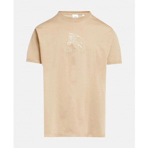 Burberry - EKD Cotton T-Shirt in Beige