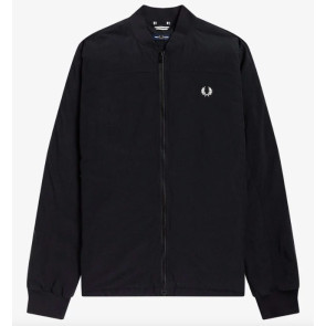Fred Perry - Padded Track Jacket in Black
