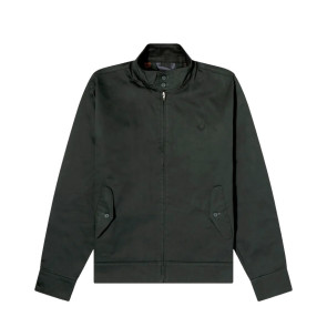 Fred Perry - Waxed Harrington Jacket (Night Green)