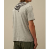 CP Company - 30/1 Jersey Back Goggle T-Shirt in Marl Grey