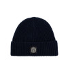 Stone Island - Wool Beanie Hat in Navy