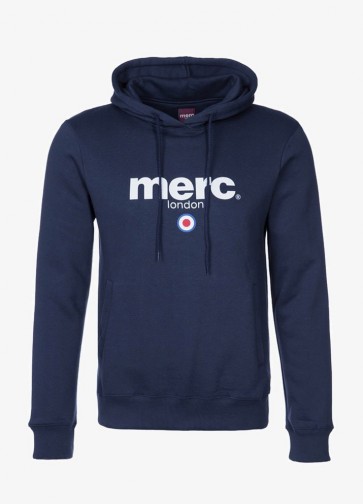 Merc London - Pill Hoodie Sweatshirt (Navy)